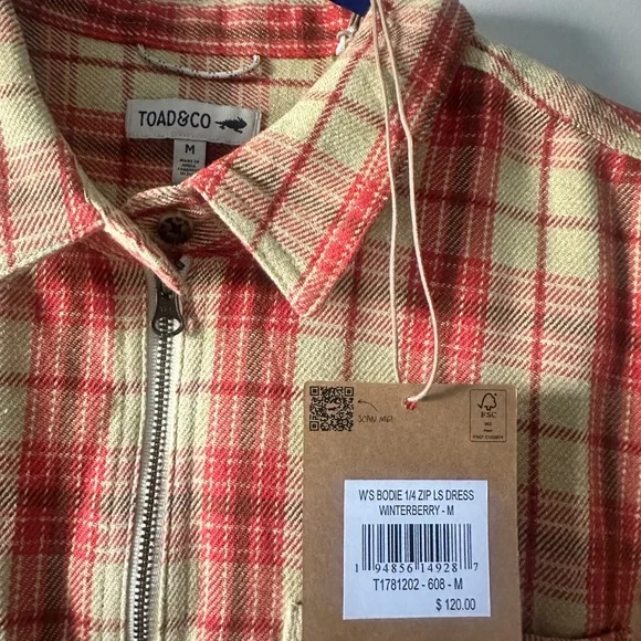 Toad and Co Bodie quarter zip dress - Picture 3 of 3